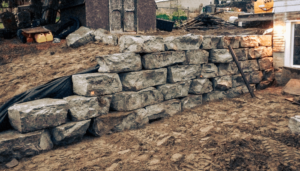 Rob Cummings Contracting in Newmarket - Wooden Stone Retaining Walls - Gallery 1