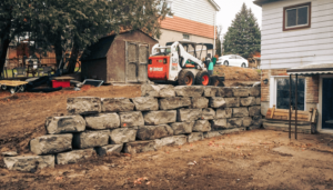 Rob Cummings Contracting in Newmarket - Wooden Stone Retaining Walls - Gallery 2